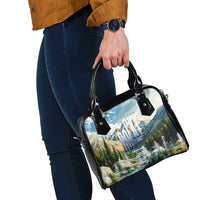 Wilderness of Rocky Mountains Shoulder Handbag