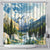 Wilderness of Rocky Mountains Shower Curtain