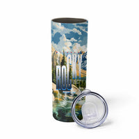 Wilderness of Rocky Mountains Skinny Tumbler