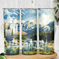Wilderness of Rocky Mountains Skinny Tumbler
