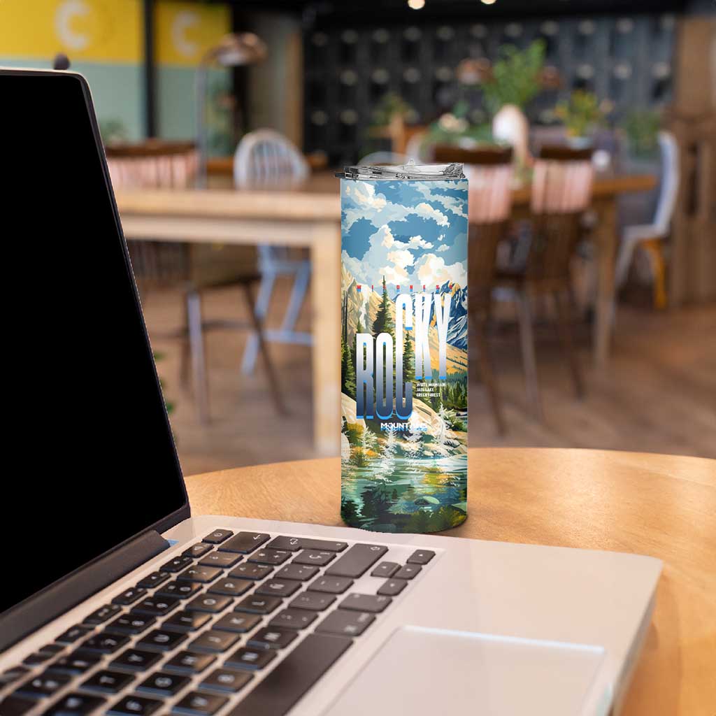 Wilderness of Rocky Mountains Skinny Tumbler
