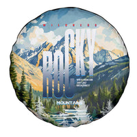 Wilderness of Rocky Mountains Spare Tire Cover