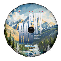 Wilderness of Rocky Mountains Spare Tire Cover