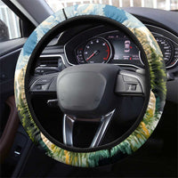 Wilderness of Rocky Mountains Steering Wheel Cover