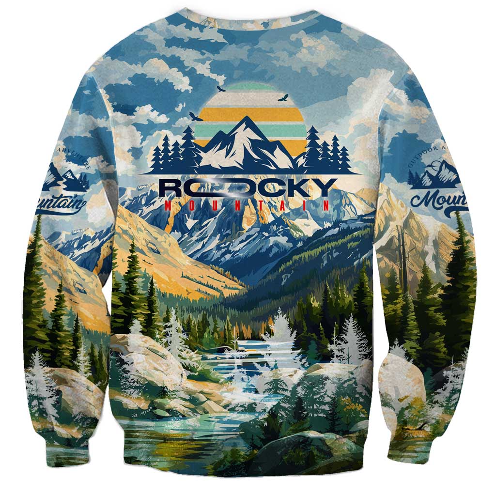 Wilderness of Rocky Mountains Sweatshirt
