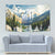 Wilderness of Rocky Mountains Tapestry