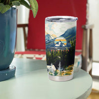 Wilderness of Rocky Mountains Tumbler Cup