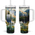Wilderness of Rocky Mountains Tumbler With Handle