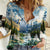 Wilderness of Rocky Mountains Women Casual Shirt