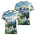 Wilderness of Rocky Mountains Women V-Neck T-Shirt