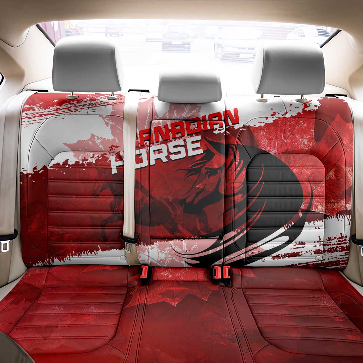Canadian Horse Back Car Seat Cover Canada Maple Leaf