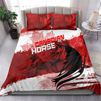 Canadian Horse Bedding Set Canada Maple Leaf
