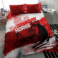 Canadian Horse Bedding Set Canada Maple Leaf