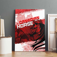 Canadian Horse Canvas Wall Art Canada Maple Leaf