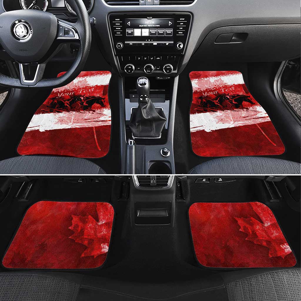 Canadian Horse Car Mats Canada Maple Leaf