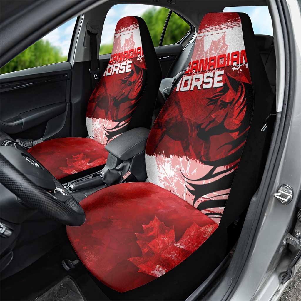 Canadian Horse Car Seat Cover Canada Maple Leaf