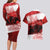 Personalized Canadian Horse Couples Matching Long Sleeve Bodycon Dress and Hawaiian Shirt Canada Maple Leaf