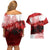 Personalized Canadian Horse Couples Matching Off Shoulder Short Dress and Hawaiian Shirt Canada Maple Leaf
