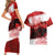 Personalized Canadian Horse Couples Matching Short Sleeve Bodycon Dress and Hawaiian Shirt Canada Maple Leaf