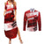 Personalized Canadian Horse Couples Matching Summer Maxi Dress and Long Sleeve Button Shirt Canada Maple Leaf