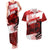 Personalized Canadian Horse Couples Matching Tank Maxi Dress and Hawaiian Shirt Canada Maple Leaf
