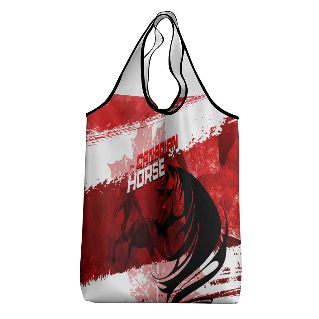 Canadian Horse Grocery Bag Canada Maple Leaf