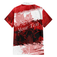 Personalized Canadian Horse Hawaiian Shirt Canada Maple Leaf