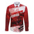 Personalized Canadian Horse Long Sleeve Button Shirt Canada Maple Leaf