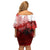 Personalized Canadian Horse Off Shoulder Short Dress Canada Maple Leaf