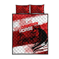 Canadian Horse Quilt Bed Set Canada Maple Leaf