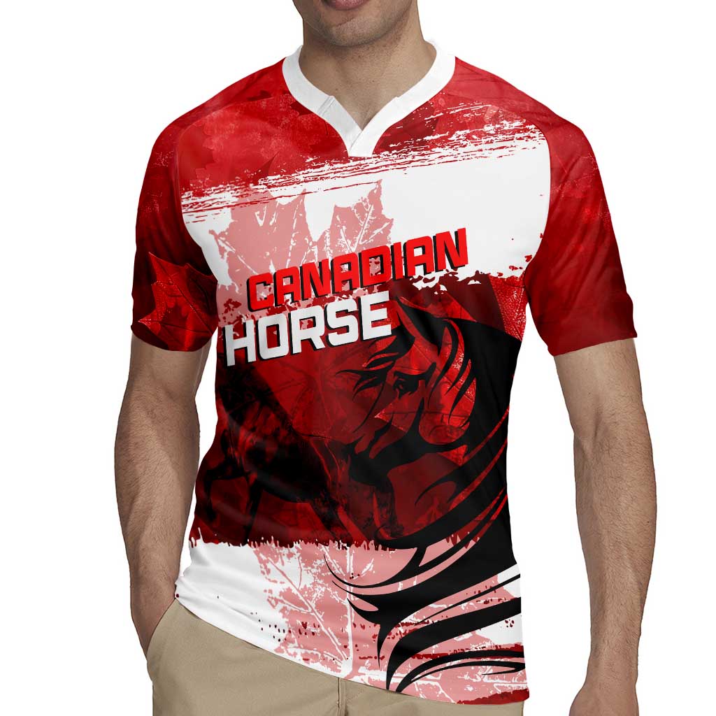 Personalized Canadian Horse Rugby Jersey Canada Maple Leaf