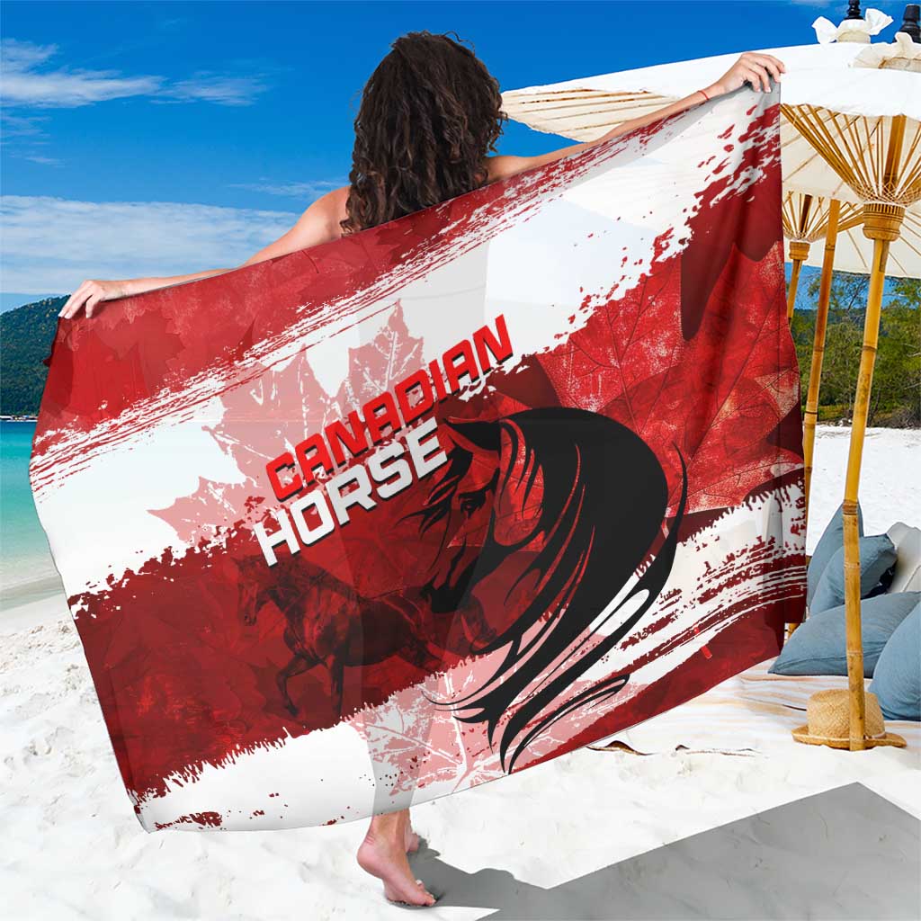 Canadian Horse Sarong Canada Maple Leaf
