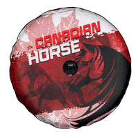 Canadian Horse Spare Tire Cover Canada Maple Leaf