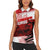 Personalized Canadian Horse Women Sleeveless Polo Shirt Canada Maple Leaf