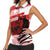 Personalized Canadian Horse Women Sleeveless Polo Shirt Canada Maple Leaf