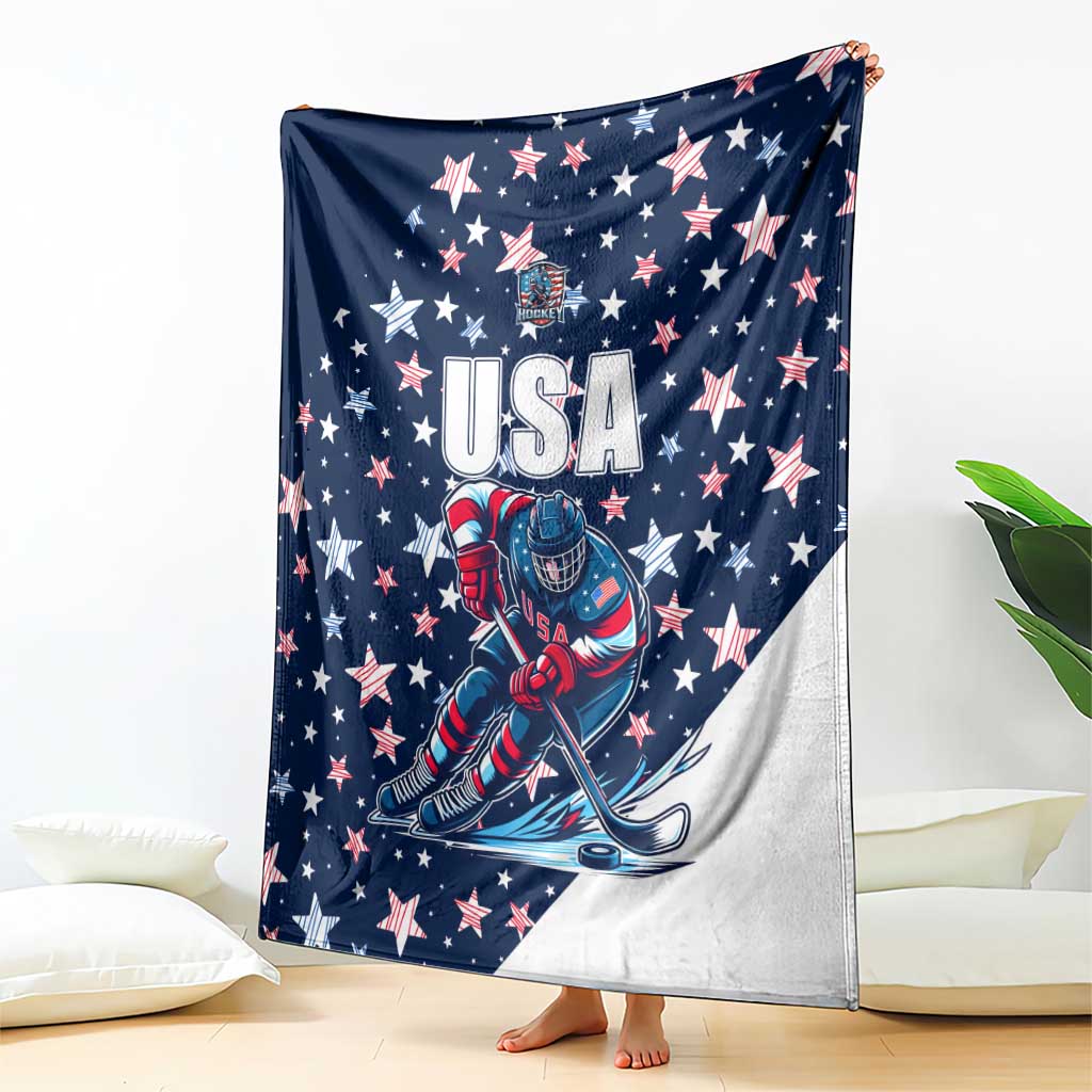 USA Hockey Blanket Summer Paris 2024