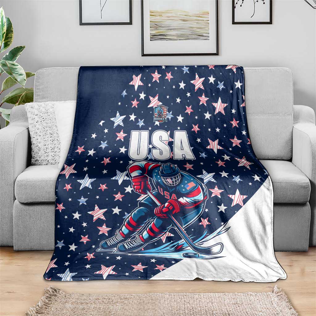 USA Hockey Blanket Summer Paris 2024