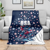 USA Hockey Blanket Summer Paris 2024