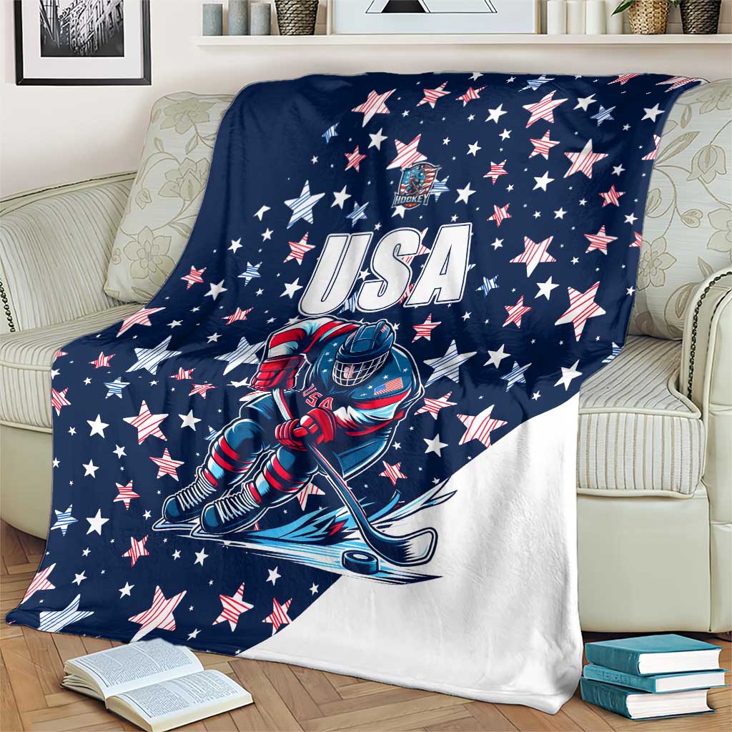 USA Hockey Blanket Summer Paris 2024