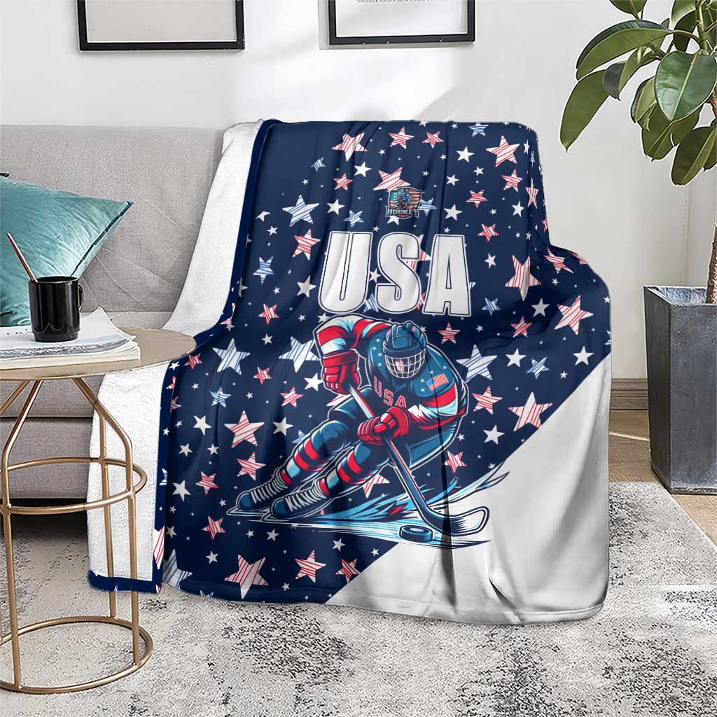 USA Hockey Blanket Summer Paris 2024