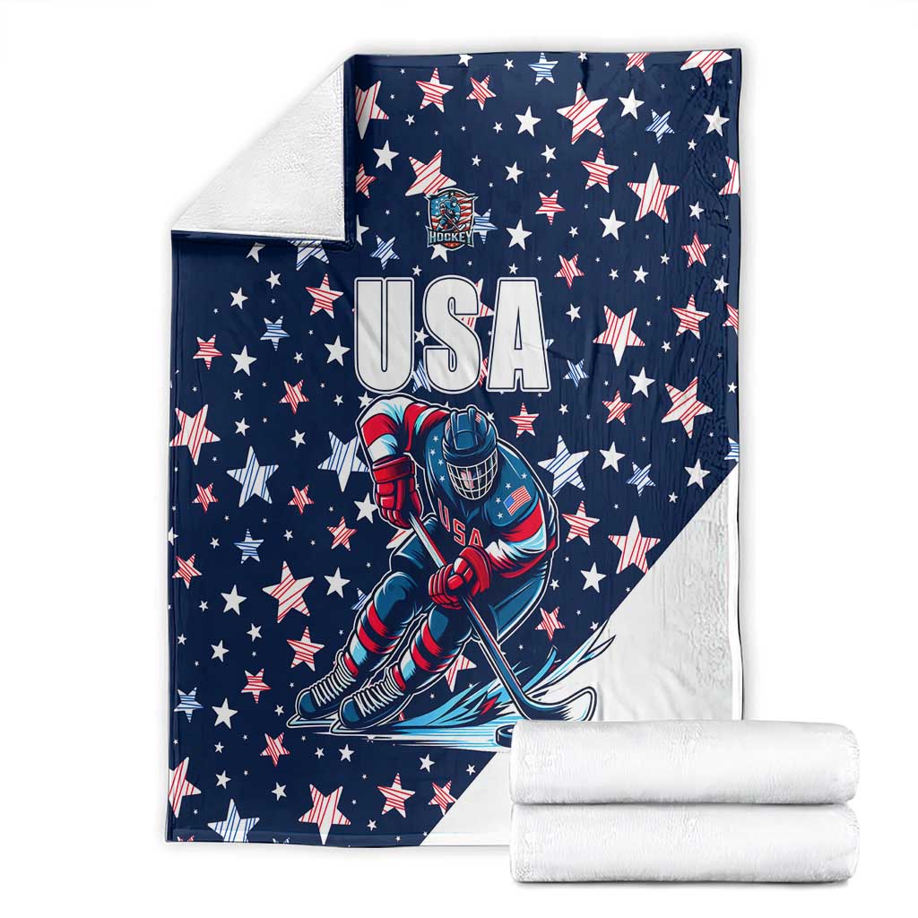 USA Hockey Blanket Summer Paris 2024