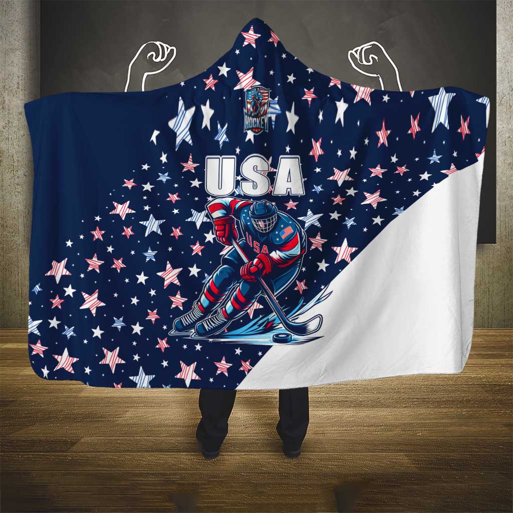 USA Hockey Hooded Blanket Summer Paris 2024
