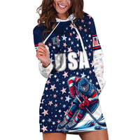 USA Hockey Hoodie Dress Summer Paris 2024 - Wonder Print Shop