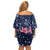 USA Hockey Off Shoulder Short Dress Summer Paris 2024 - Wonder Print Shop