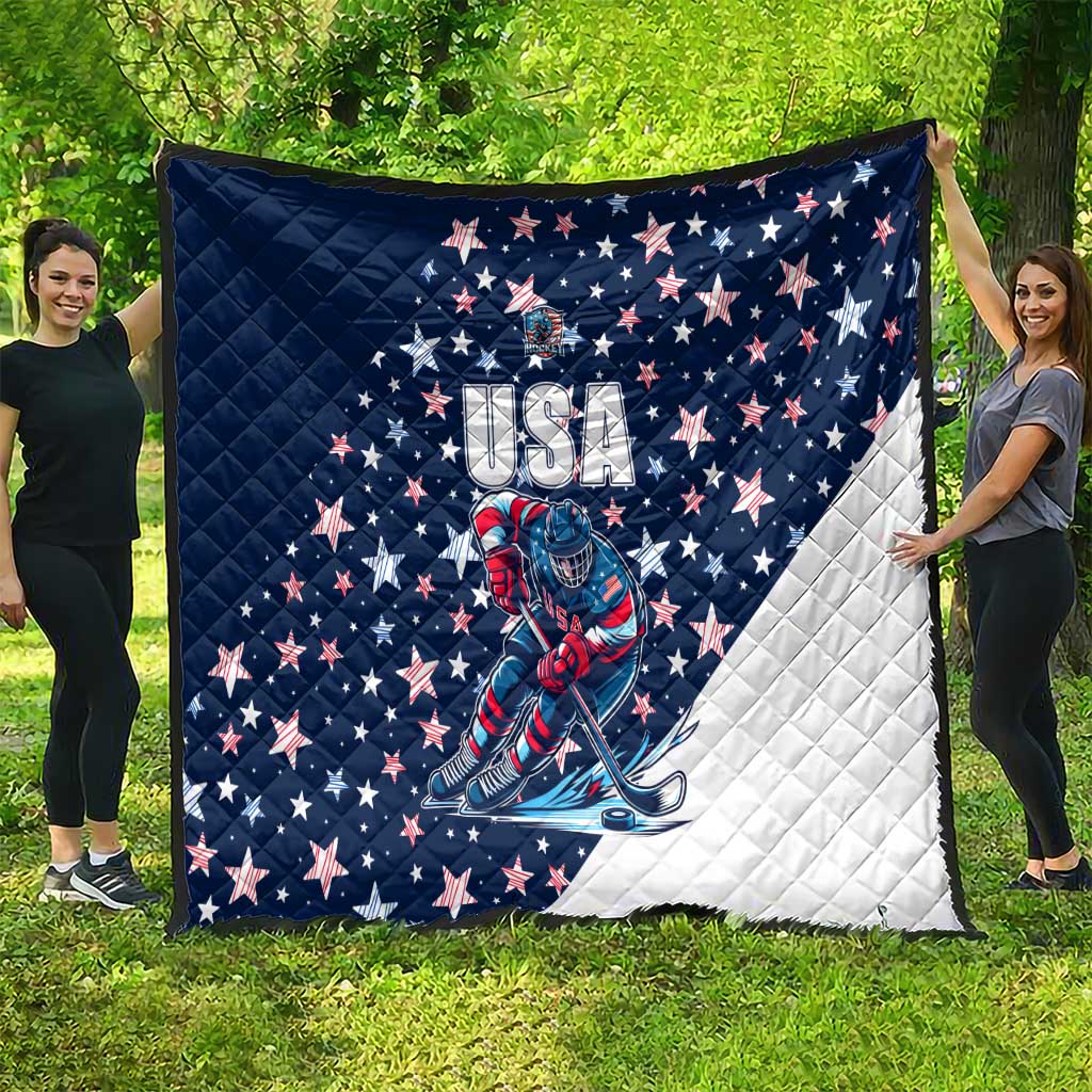USA Hockey Quilt Summer Paris 2024 - Wonder Print Shop