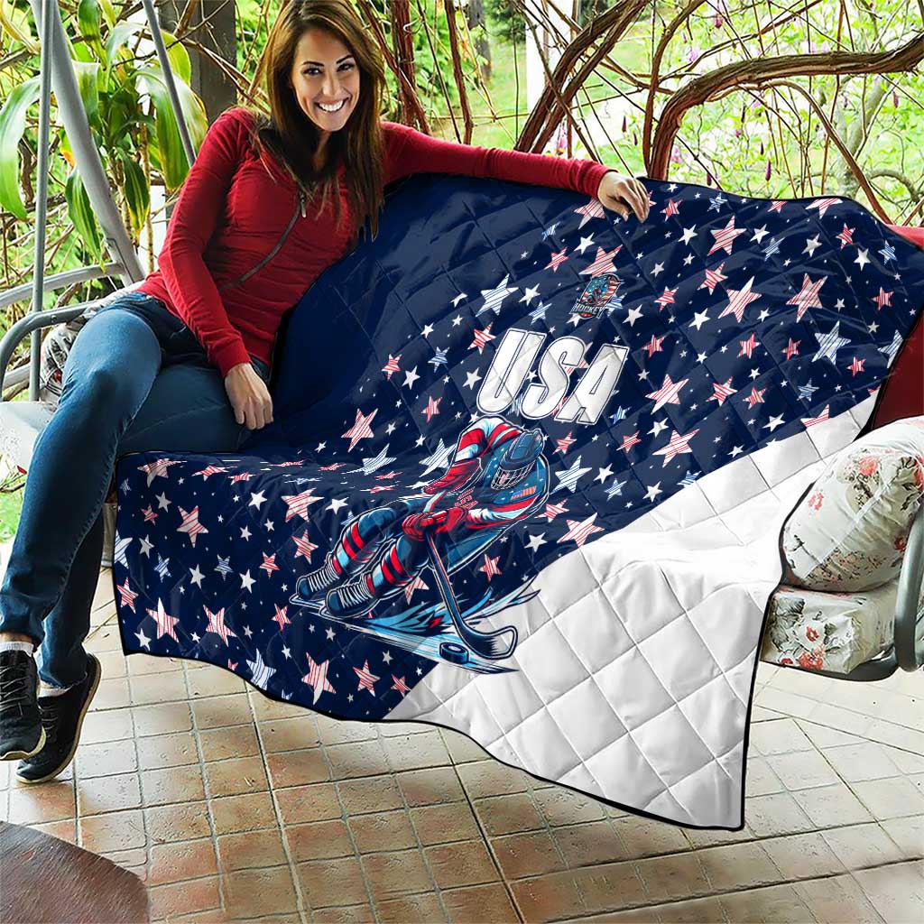 USA Hockey Quilt Summer Paris 2024 - Wonder Print Shop