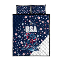 USA Hockey Quilt Bed Set Summer Paris 2024 - Wonder Print Shop
