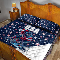 USA Hockey Quilt Bed Set Summer Paris 2024 - Wonder Print Shop