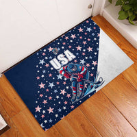 USA Hockey Rubber Doormat Summer Paris 2024 - Wonder Print Shop