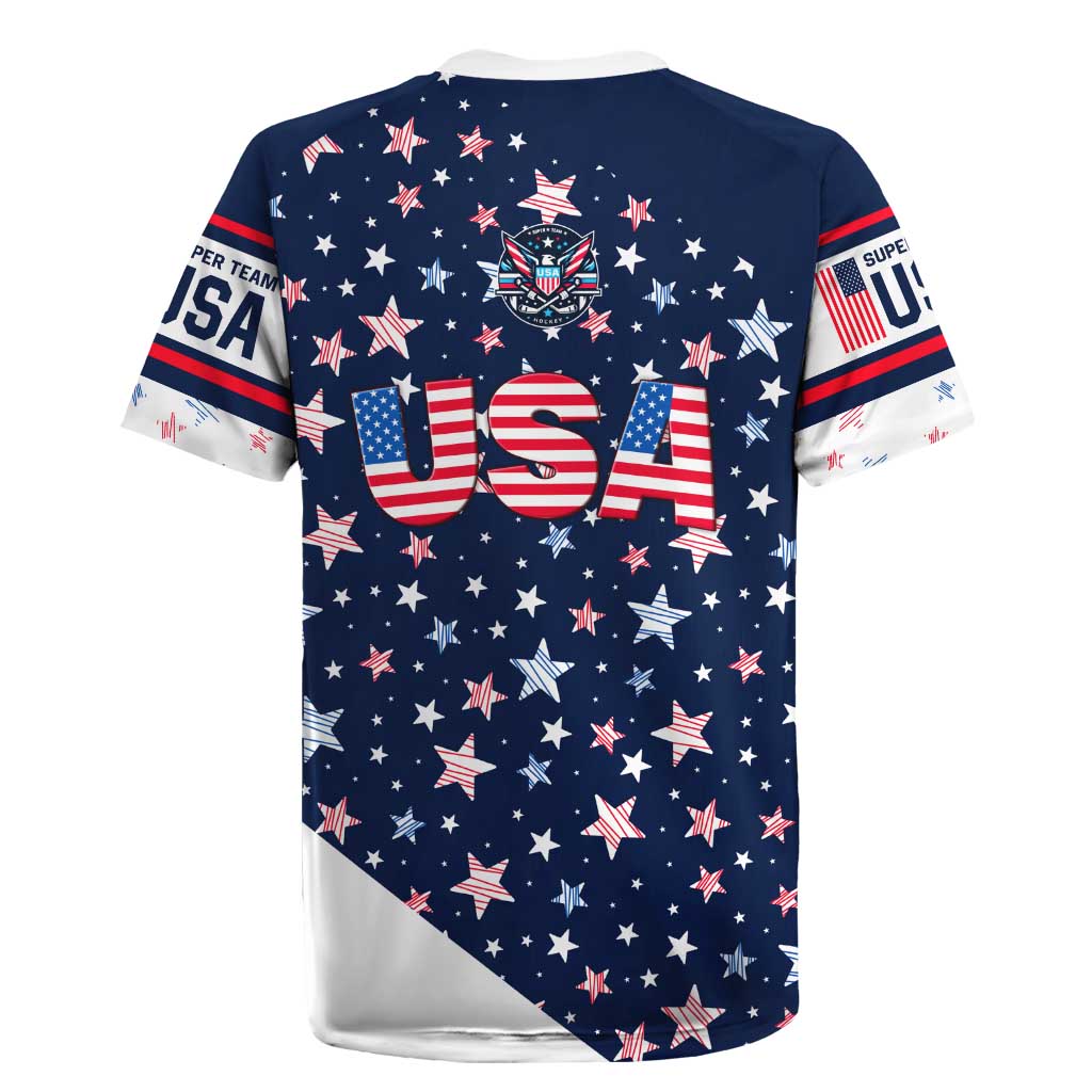 USA Hockey Rugby Jersey Summer Paris 2024 - Wonder Print Shop